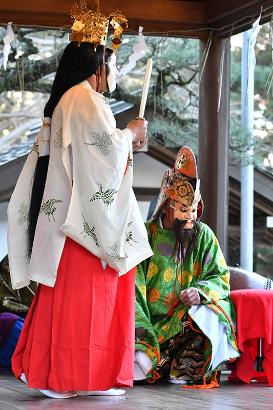 高根神明社の神楽