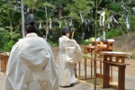 摂社常磐神社御造営に伴う地鎮祭