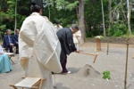 摂社常磐神社御造営に伴う地鎮祭