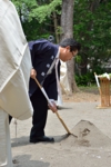 摂社常磐神社御造営に伴う地鎮祭