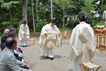 摂社常磐神社御造営に伴う地鎮祭