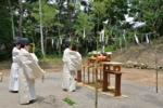 摂社常磐神社御造営に伴う地鎮祭