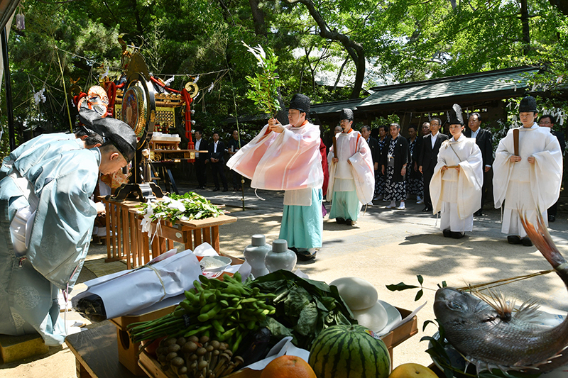 八剱神社例祭 湊町神輿