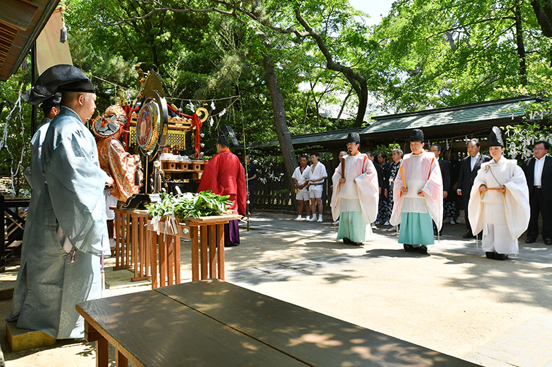 八剱神社例祭 湊町神輿