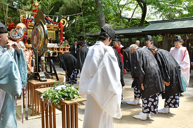 八剱神社例祭 湊町神輿