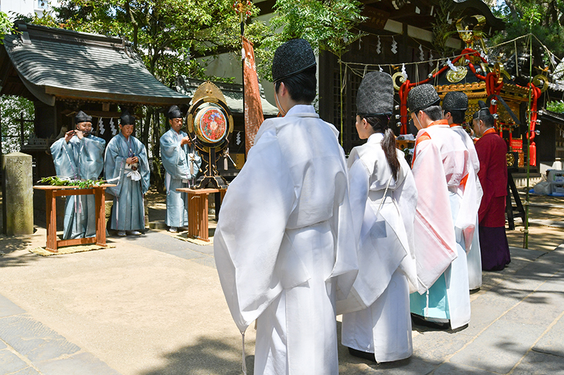 八剱神社例祭 湊町神輿