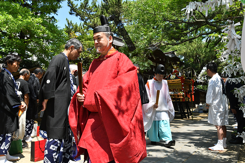 八剱神社例祭 湊町神輿