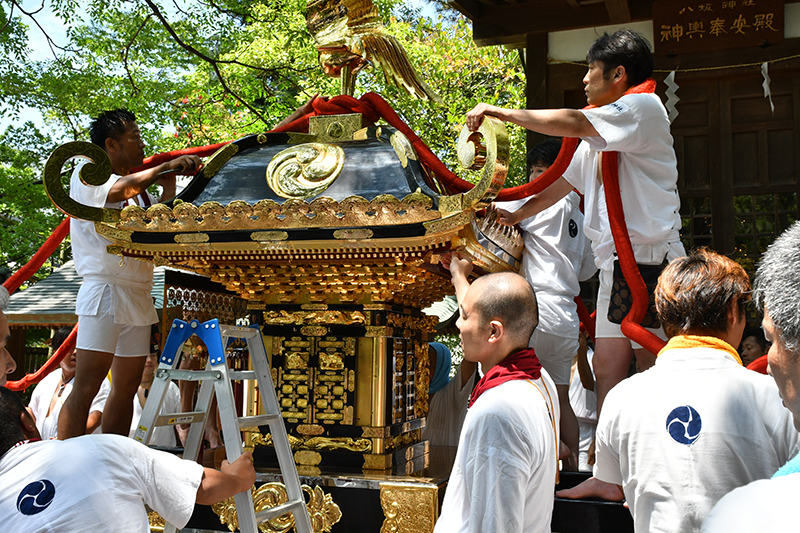 八剱神社例祭 湊町神輿