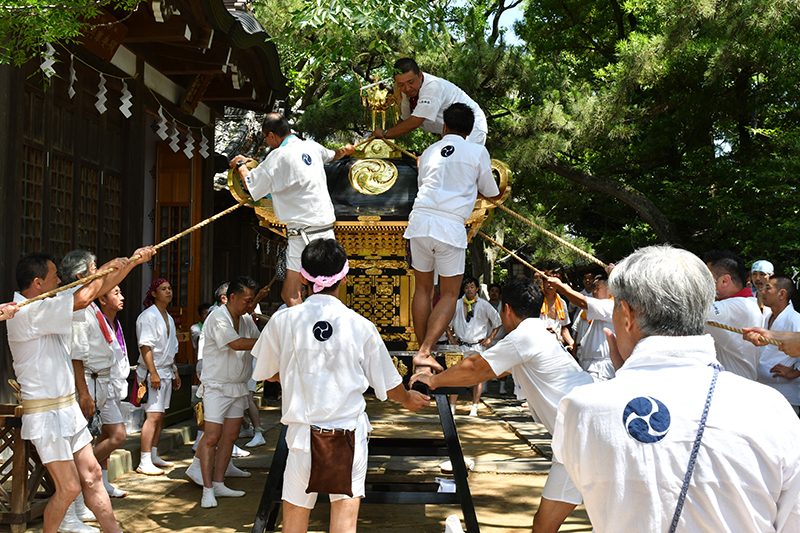 八剱神社例祭 湊町神輿