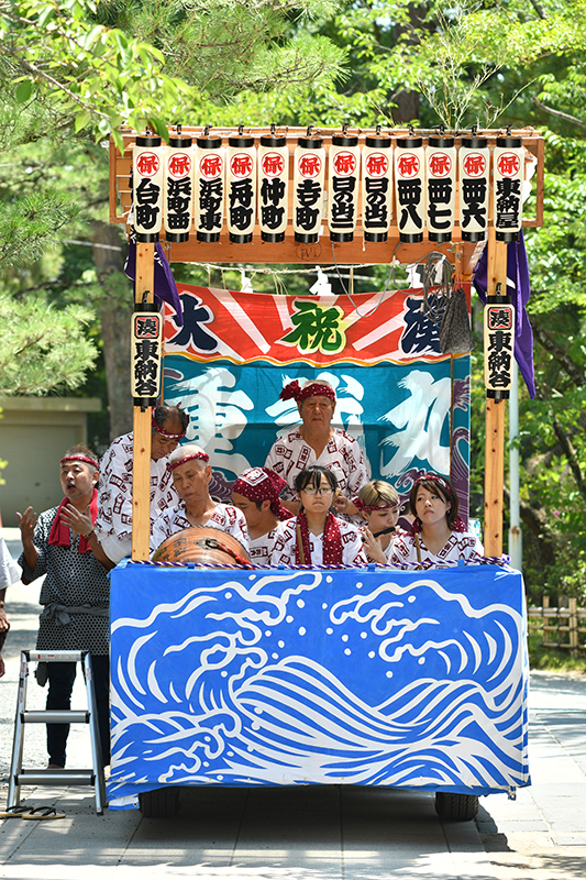 八剱神社例祭 湊町神輿