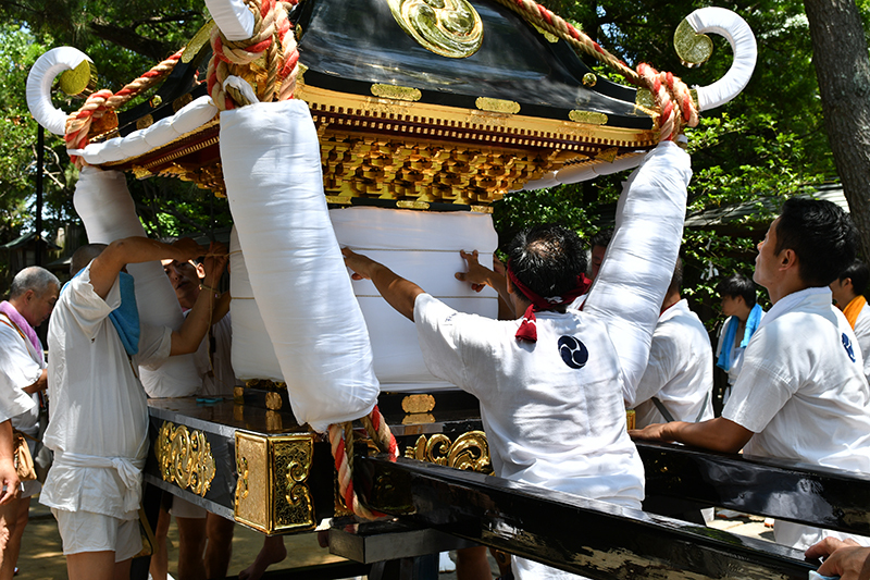 八剱神社例祭 湊町神輿