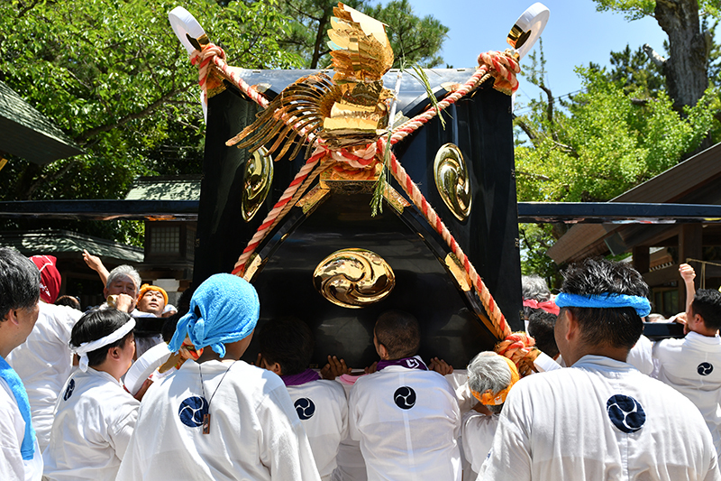 八剱神社例祭 湊町神輿