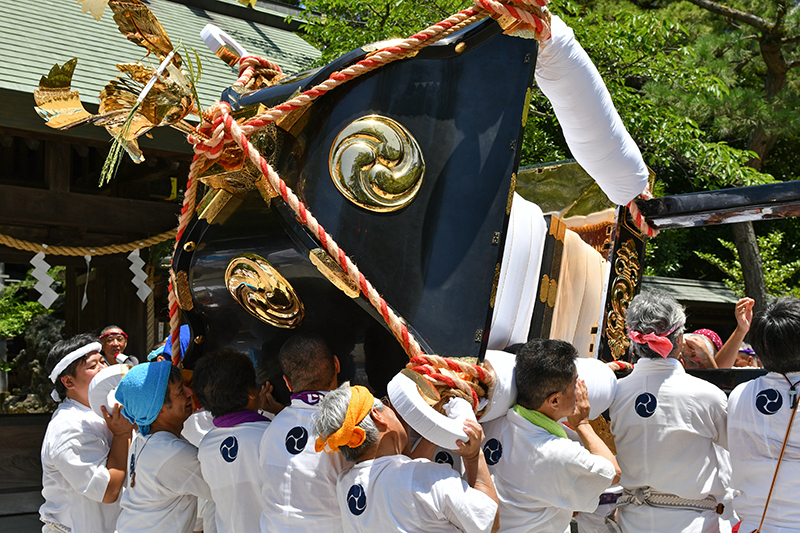 八剱神社例祭 湊町神輿