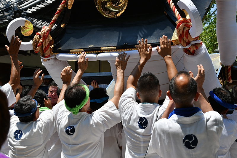 八剱神社例祭 湊町神輿