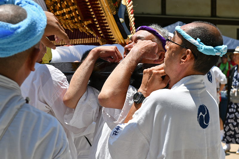 八剱神社例祭 湊町神輿