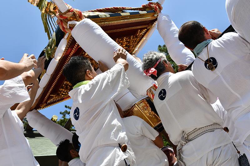 八剱神社例祭 湊町神輿