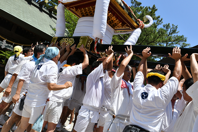 八剱神社例祭 湊町神輿