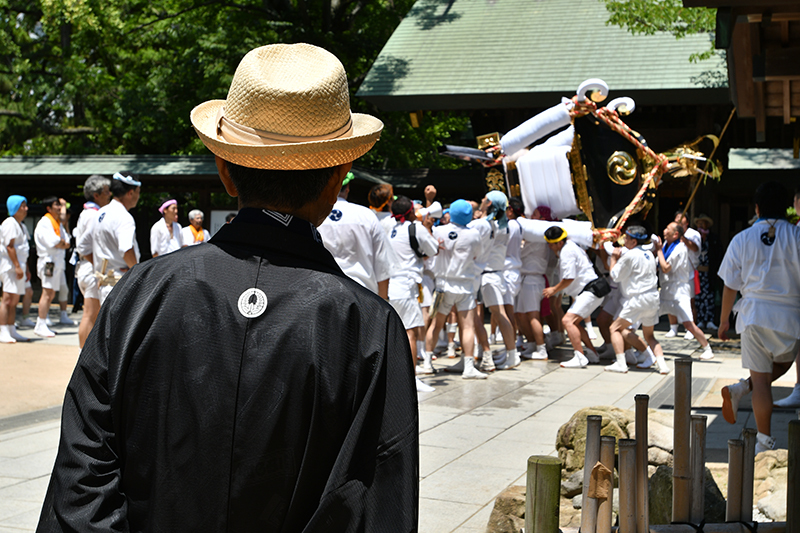 八剱神社例祭 湊町神輿