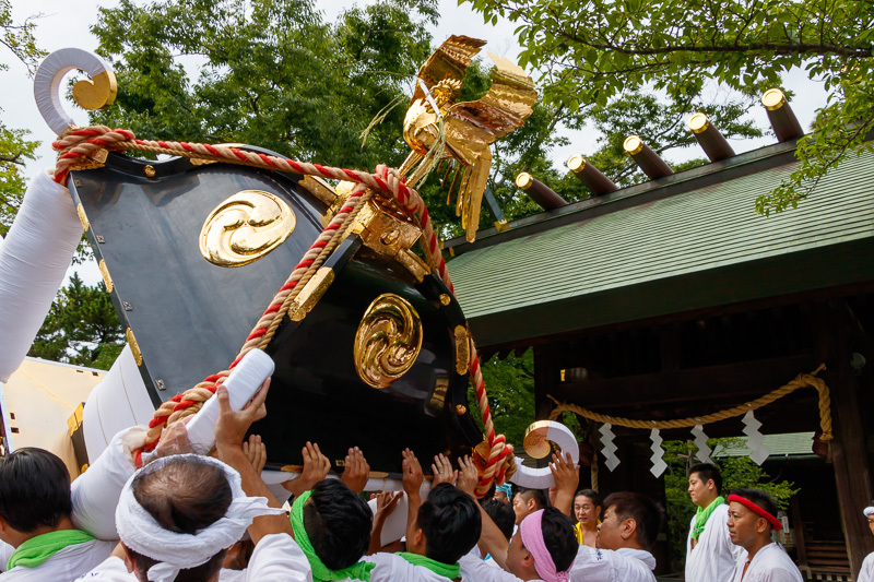 市民まつり湊町神輿