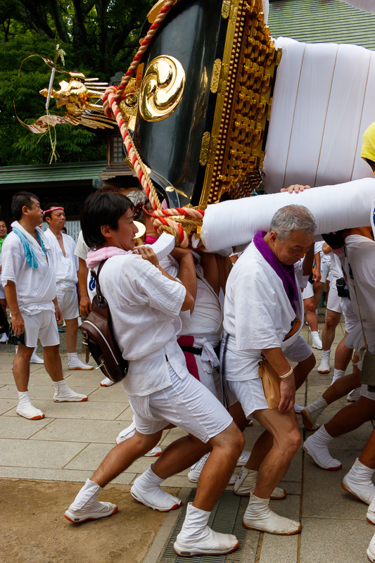 市民まつり湊町神輿