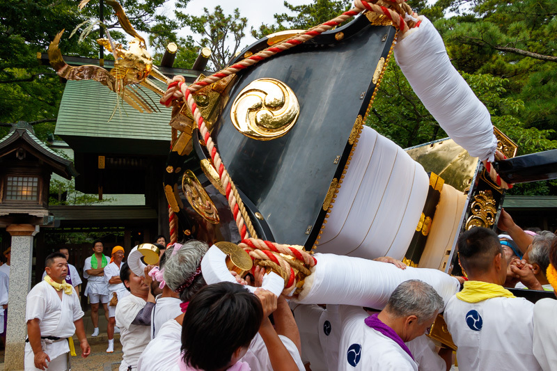 市民まつり湊町神輿