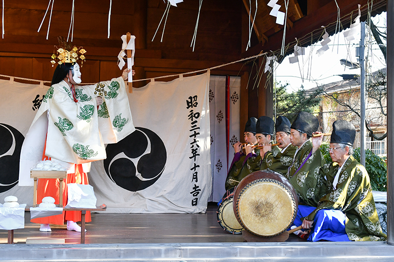 高根神明社の神楽