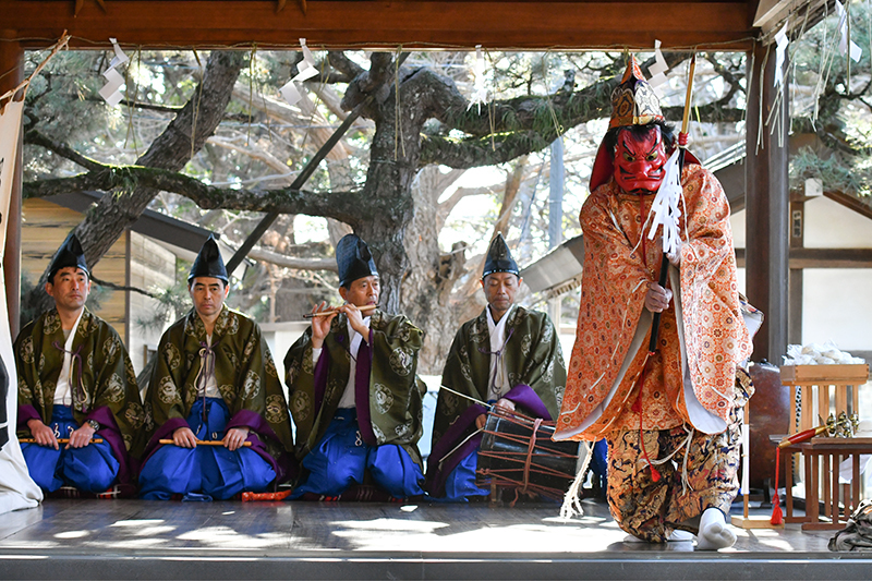 高根神明社の神楽