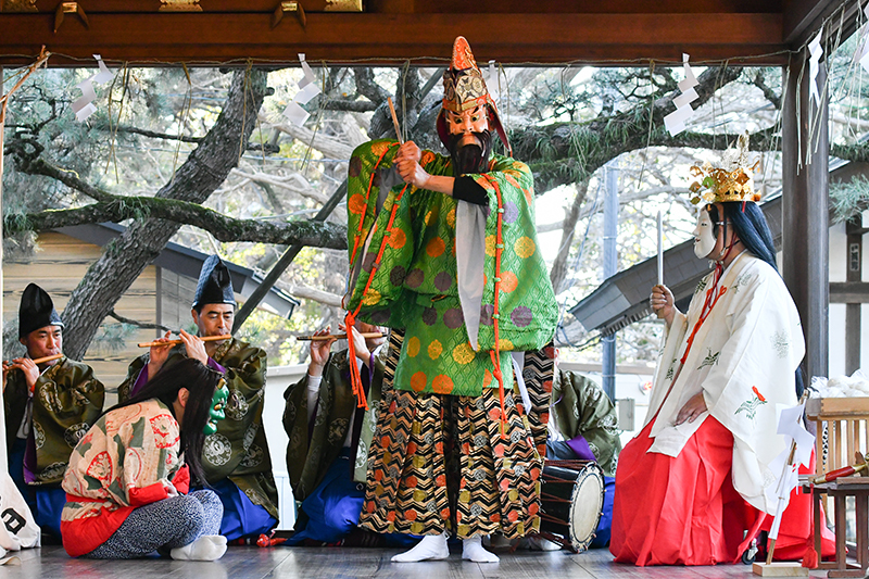 高根神明社の神楽