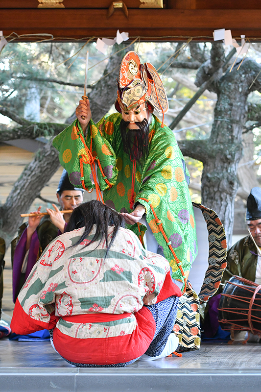 高根神明社の神楽