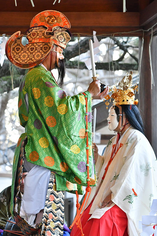 高根神明社の神楽