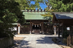 Front of Oohi Jinja Shrine (Funabashi Daijingū Shrine)